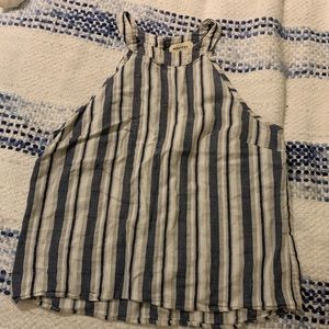 Stripe halter top